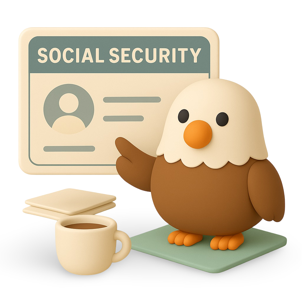 Social Security Card illustration